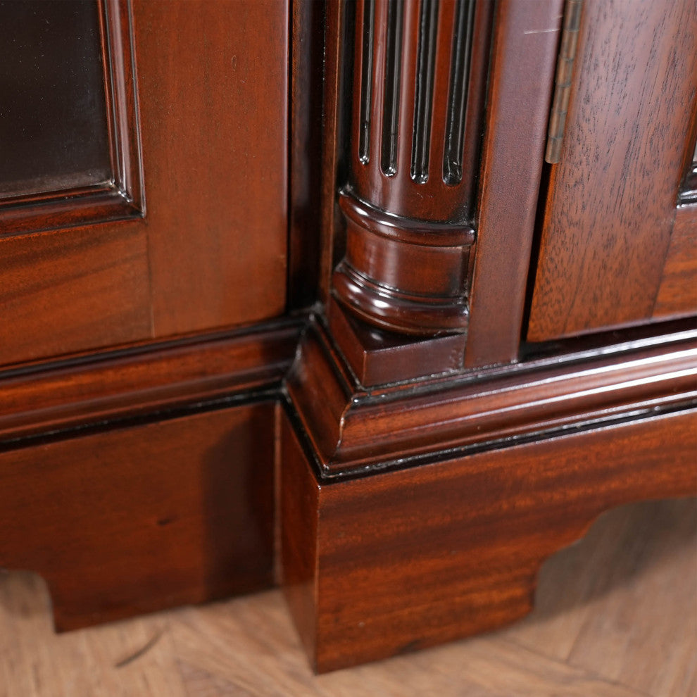 4-Door Mahogany Bookcase