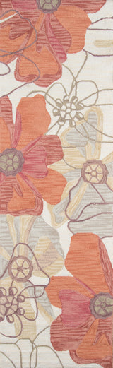 Momeni Summit Sum-8 Floral Rug, Sand, 2'3"x7'6" Runner