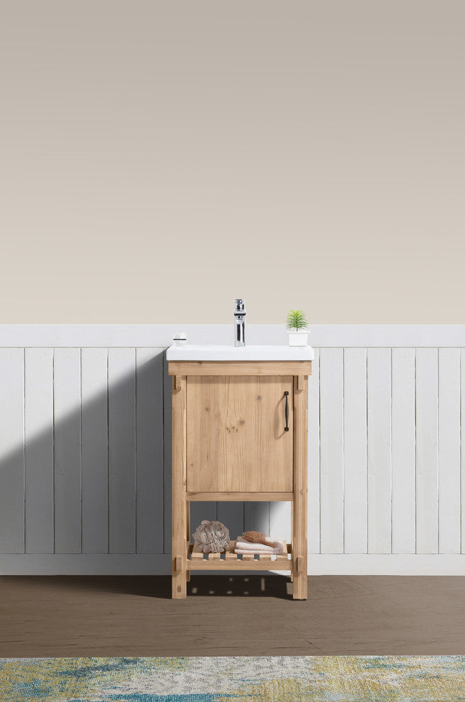 Marina 20.5" Bathroom Vanity, Driftwood Finish