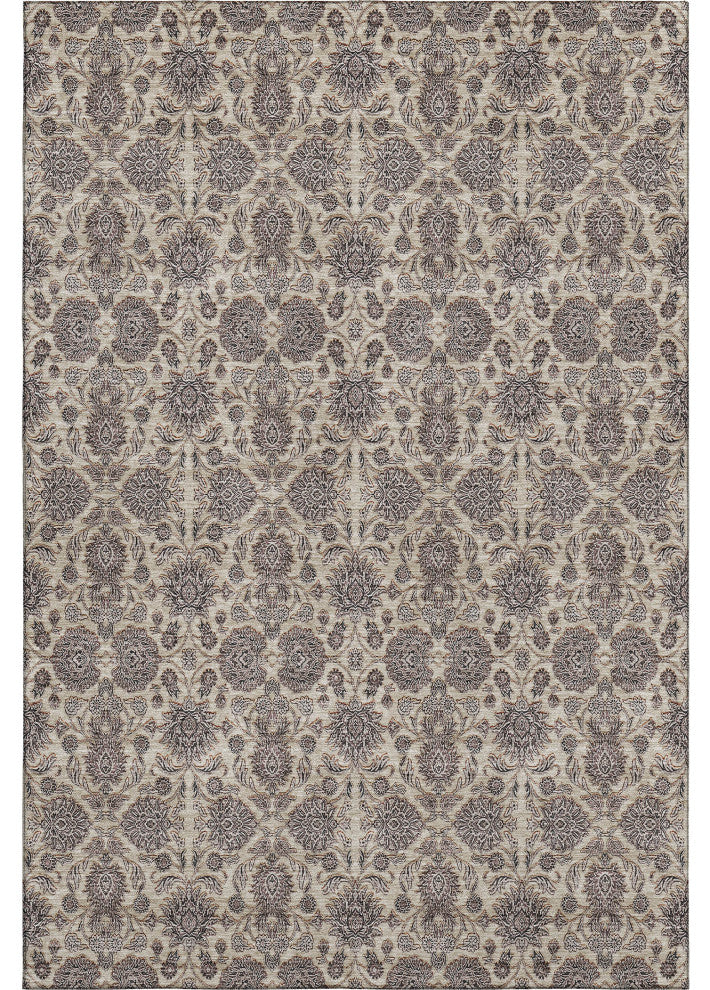 Premium Machine Washable Mayfield AMF702 Ivory 5' x 7'6" Rug