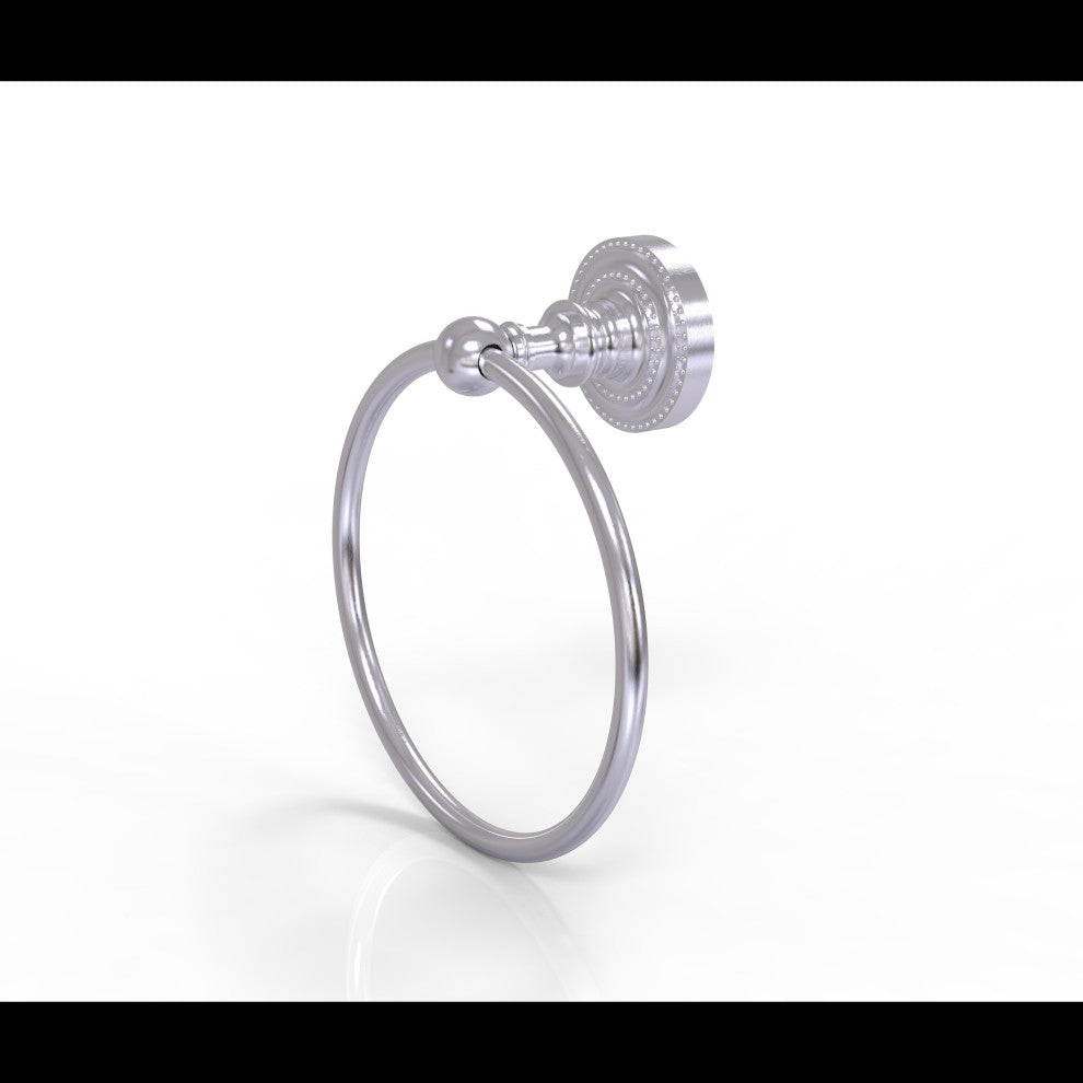 Dottingham Towel Ring, Satin Chrome