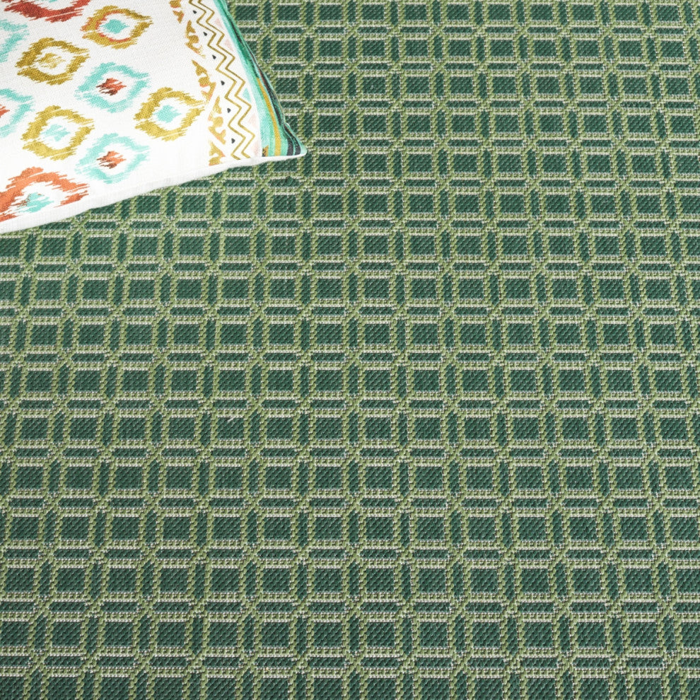 Safavieh Terrace Collection TER808 Rug, Dark Green/Light Green, 9'x12'
