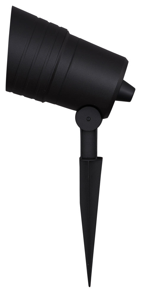 Low-Voltage Aluminum Black Outdoor Landscape Path Flood Light LED Clear Glass