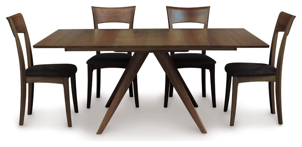 Catalina, 48" Square Extension Table, Extension and Leaf Storage, Natural Cherry