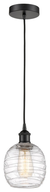 Innovations 616-1P-BK-G1013 1-Light Mini Pendant, Matte Black