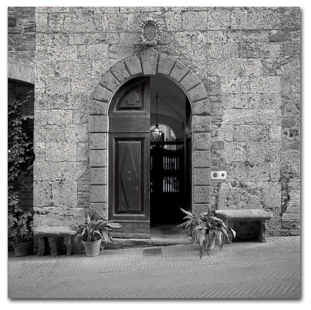Alan Blaustein ''Tuscany I'' Canvas Art, 14x14