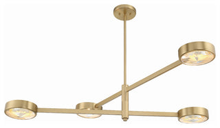 Orson 4-Light Modern Gold Chandelier