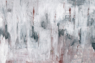 "Hues of Alabaster" Painting Print, Wrapped Canvas, 45"x30"