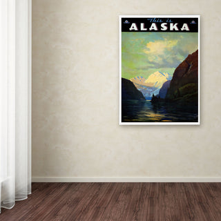 'Trav Alaska' Canvas Art by Vintage Apple Collection