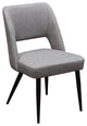 2 Reveal Dining Chairs, Gray Fabric