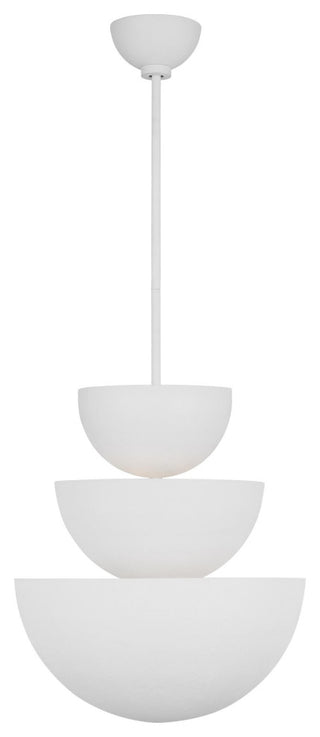 Beaunay Casual 9-Light Indoor Large Chandelier, Cast Plaster Matte White