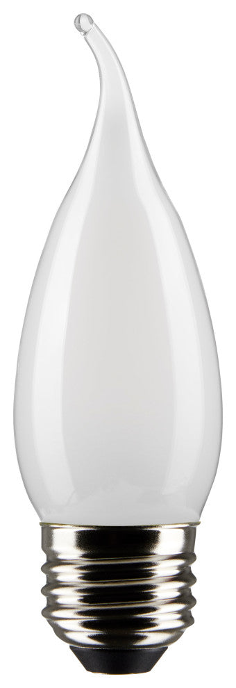 4W CA10 LED, Frosted, Medium Base, 2700K, 350 Lumens, 120V, 2- Pack