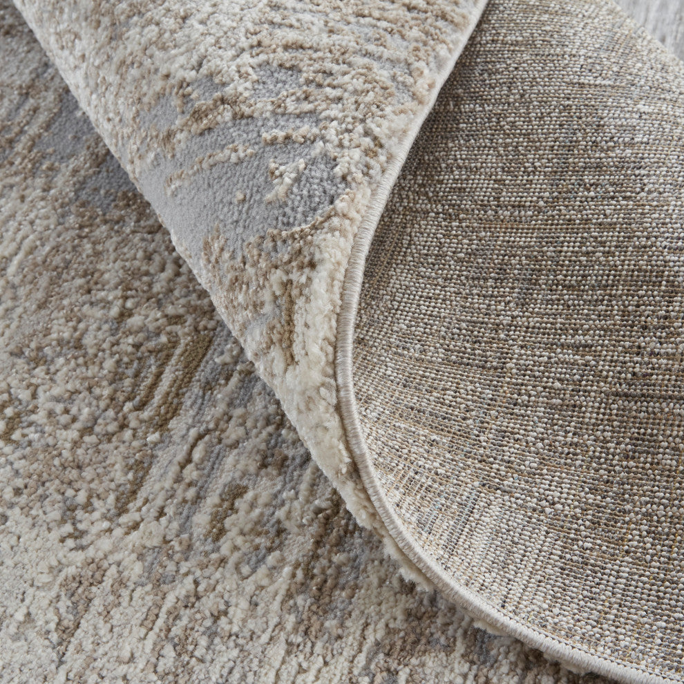 Weave & Wander Kayden Rug, Ivory/Gray, 4' X 6'