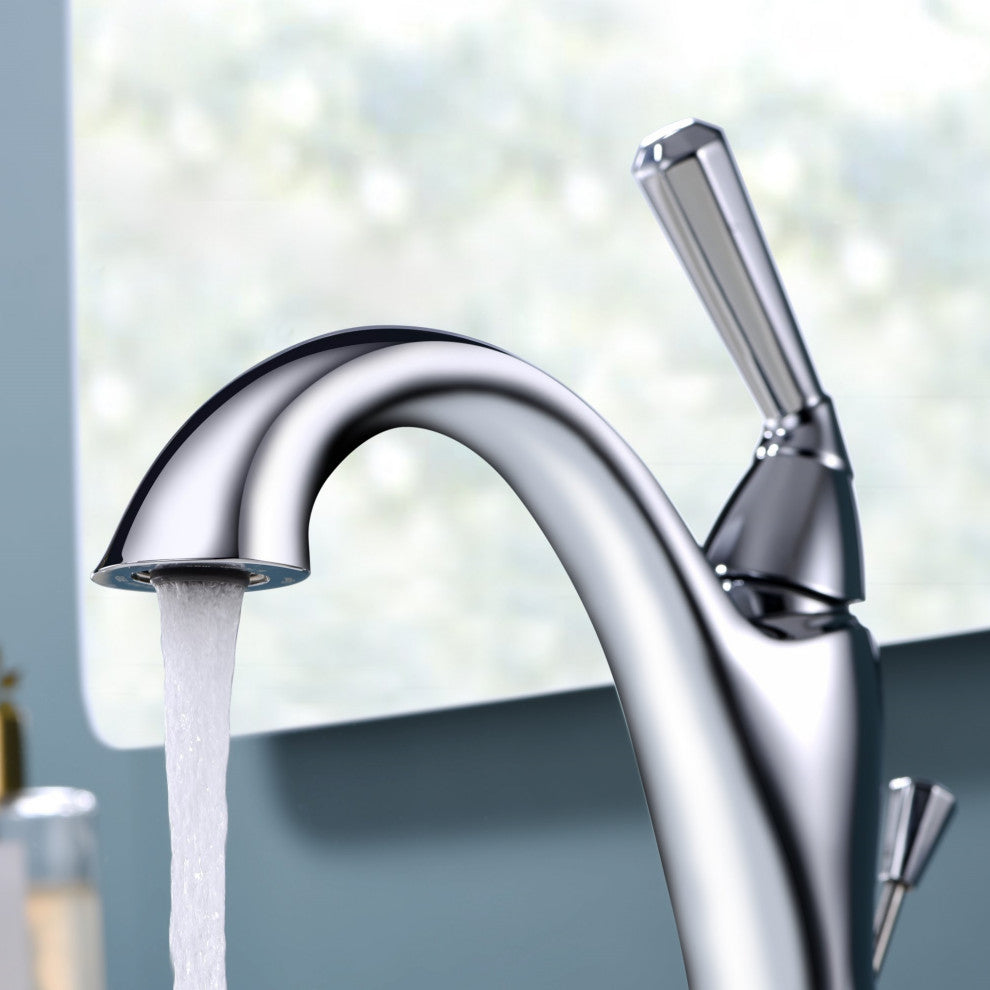 Ultra Faucets UF3521X Single Handle Bathroom Faucet, Polished Chrome