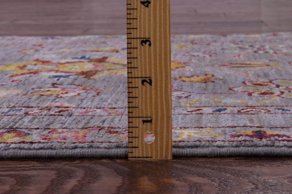 Runner Hand-Knotted Persian Tabriz Rug 2' 7" X 10' 2" - Q12799
