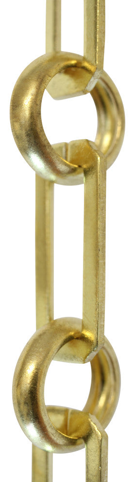 RCH Hardware Brass Rectangle Chandelier Chain, Various Finishes, Acid Dipped, U4