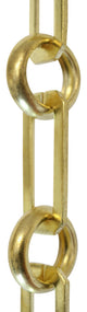 RCH Hardware Brass Rectangle Chandelier Chain, Various Finishes, Acid Dipped, U4