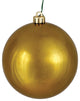 Vickerman N592514DSV 10" Olive Shiny Ball Ornament