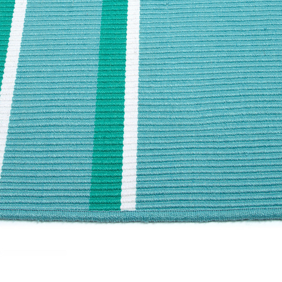 Voavah Lt. Blue 2' x 3' Rectangle Throw Rug