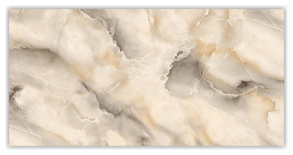 Onyx Smoke Black Polished 12x24 Porcelain Tile