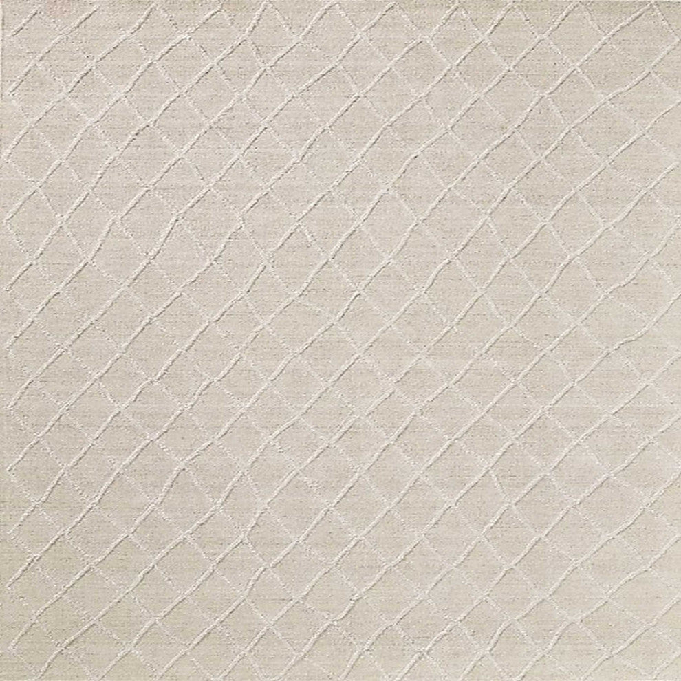 Ahgly Company Indoor Square Mid-Century Modern Area Rugs, 7' Square
