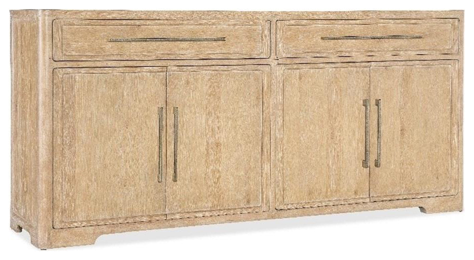 Retreat Buffet in Beige w/ Stone Inlay by Hooker Furniture