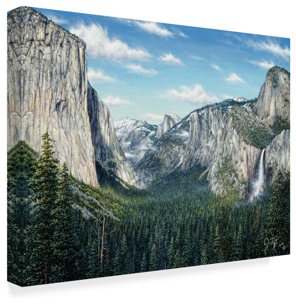 Jeff Tift ''Yosemite Valley'' Canvas Art, 24"x18"