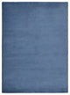 Hand Knotted Tibbati Wool Area Rug Solid Blue, [Rectangle] 8'x11'