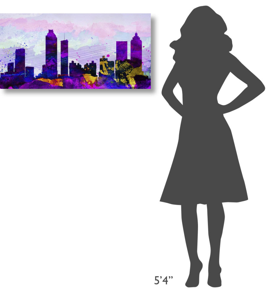"Atlanta City Skyline" Fine Art Print