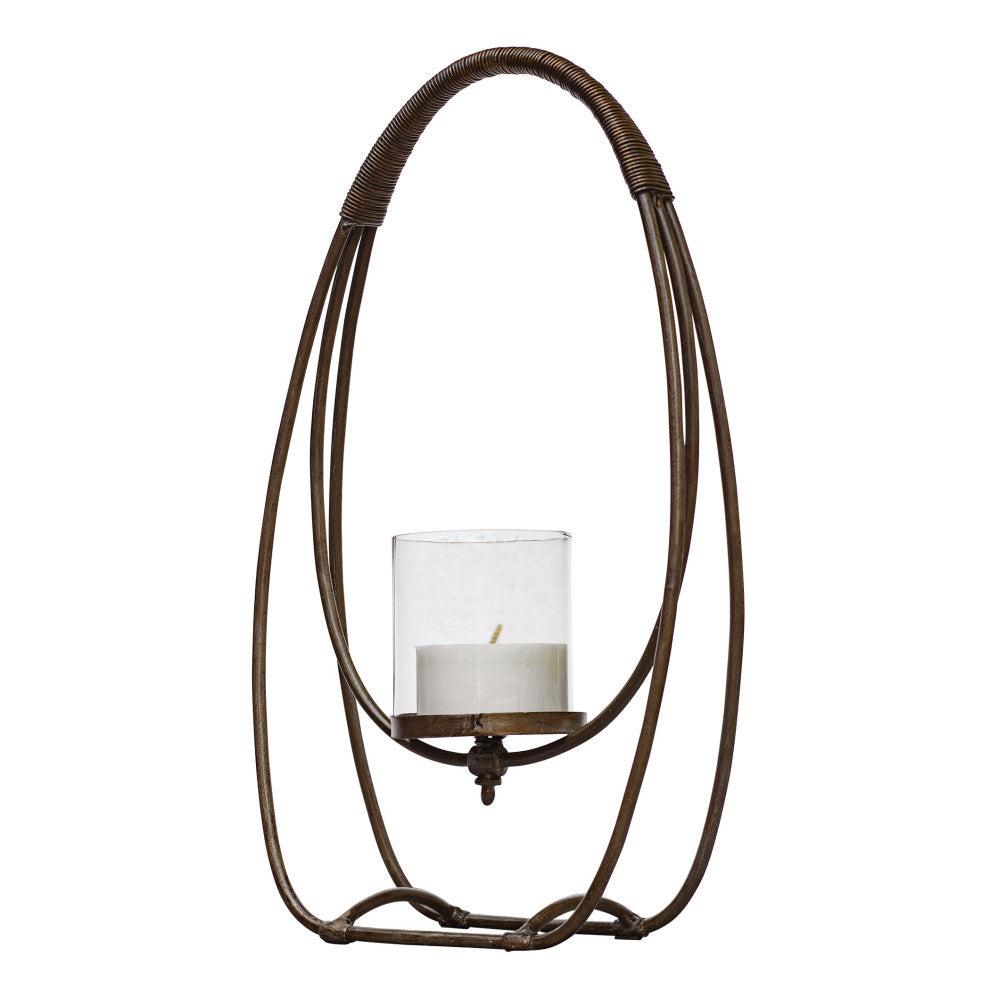 Uttermost Rayne Open Iron Candleholder
