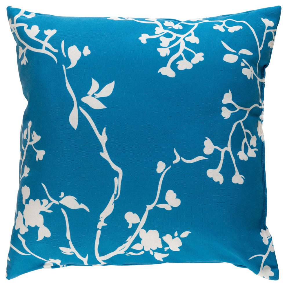 Chinoiserie Floral, 22x22x5 Pillow