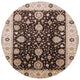 Ahgly Company Indoor Round Mid-Century Modern Area Rugs, 4' Round