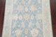 Oushak Oriental Distressed Traditional Hand Made Turkish Area Rug, Blue, 5x7
