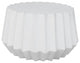 Modern White Concrete Abstract Coffee Table