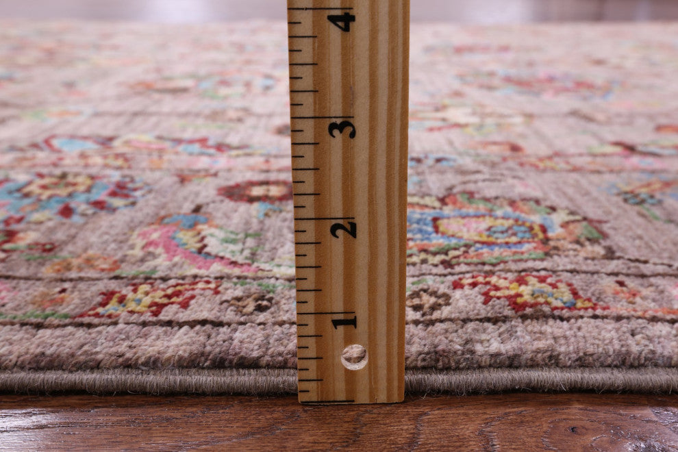 4' 10" X 6' 11" Persian Tabriz Handmade Wool Rug Q11328