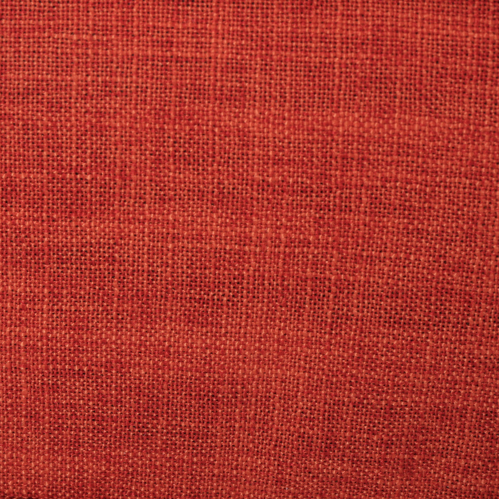 GDF Studio Macedonia Mid-Century Modern Button Tufted Fabric Recliner, Muted Orange Fabric