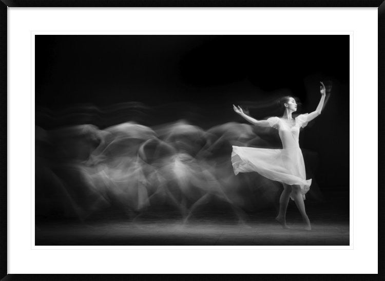 "S L O W" Framed Digital Print by Yudhistira Yogasara, 44x32"