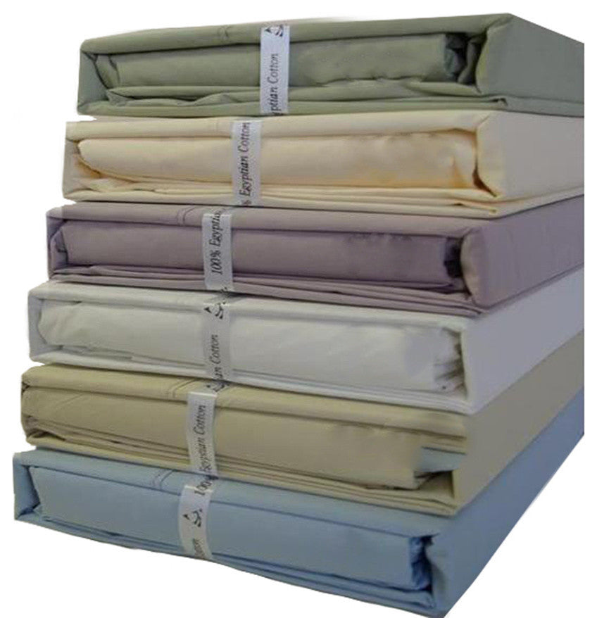 100% Cotton Solid Percale Pillowcases, Set of 2, White, Standard