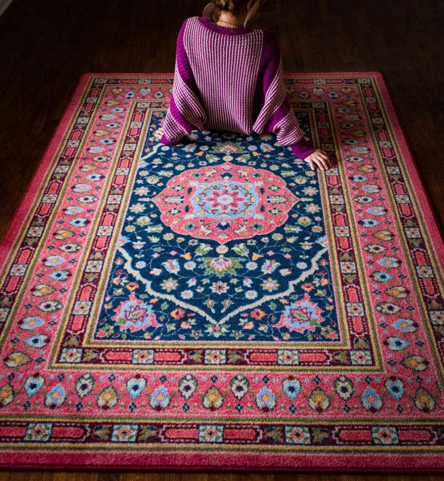 Zanza, Rose, 8' Round