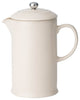 Le Creuset Stoneware Cafeteria With Metal Press, Almond