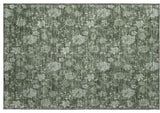 Premium Machine Washable Mayfield AMF680 Olive 1'8" x 2'6" Rug