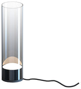 ET2 E21182-142 Highball 15" Tall LED Column Table Lamp - Gunmetal