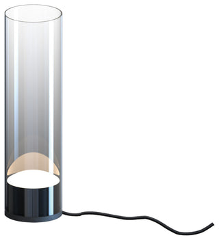 ET2 E21182-142 Highball 15" Tall LED Column Table Lamp - Gunmetal