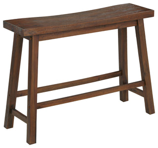 Sonoma Saddle Bench, Chestnut Wire-Brush