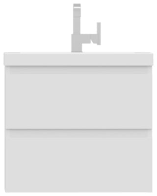 Paterno 24" Wall Mounted Bathroom Vanity With Sink, White