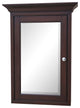 Newport Wall-Mounted Medicine Cabinet, Chocolate