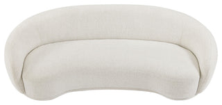 Hyde Boucle Fabric Upholstered, Cream, Sofa