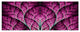 Exotic Pink Biological Organism, Abstract Art on Canvas, 70"x28", 6 Panels