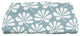Ingrid, Floral Print Bath Towel, Aqua