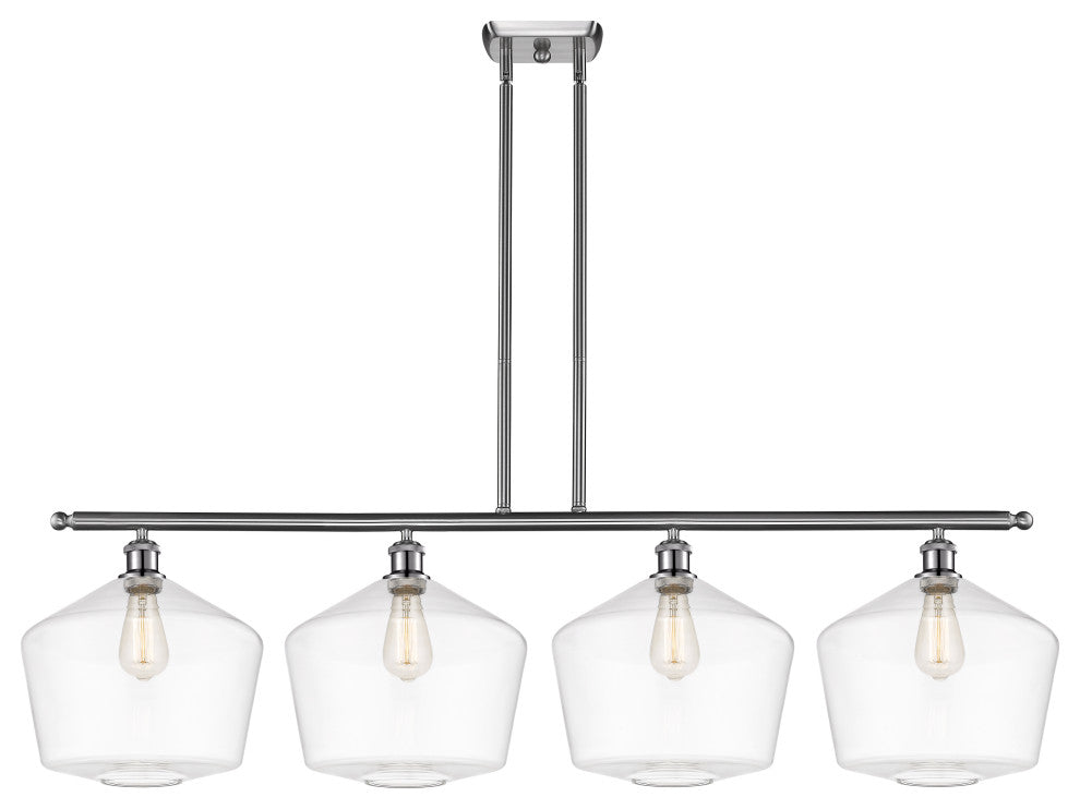 Innovations 516-4I-SN-G652-12-LED 4-Light Island Light, Brushed Satin Nickel